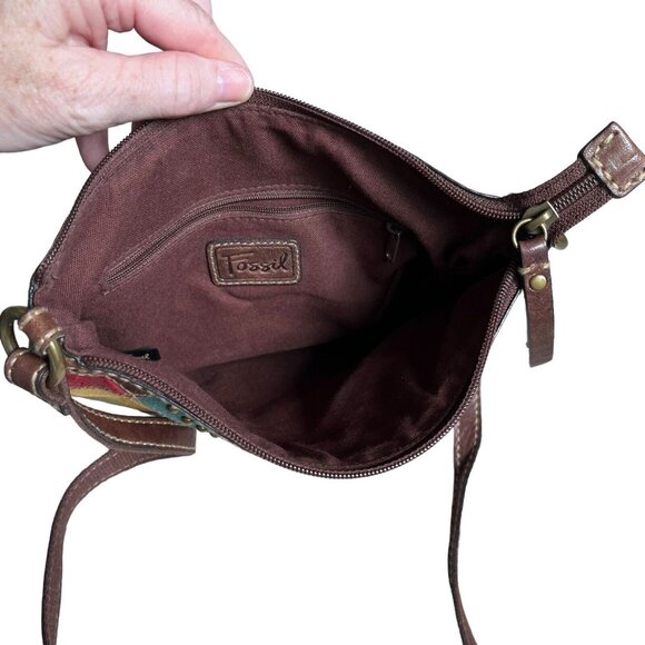 Fossil Multicolor Patchwork Crossbody Bag - Picture 11 of 14